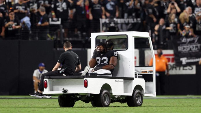 raiders’-gerald-mccoy-out-for-rest-of-2021-with-second-season-ending-injury-in-two-years,-per-report