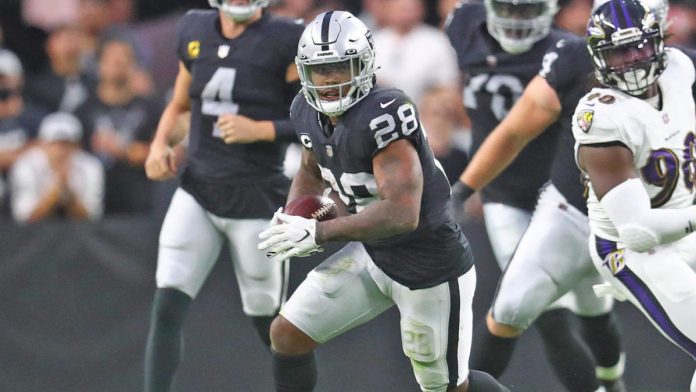 raiders’-josh-jacobs-ruled-out-for-week-2-matchup-with-steelers-after-scoring-two-tds-in-opener