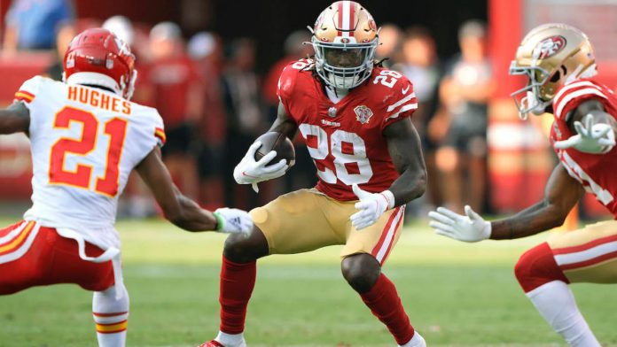 49ers-expected-to-start-rookie-rb-trey-sermon-vs.-packers-on-‘sunday-night-football,’-per-report