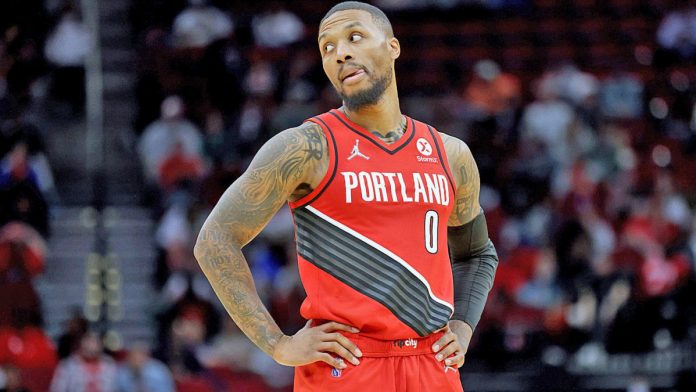 damian-lillard-injury-update:-trail-blazers-star-out-sunday-vs.-nuggets-because-of-abdominal-pain