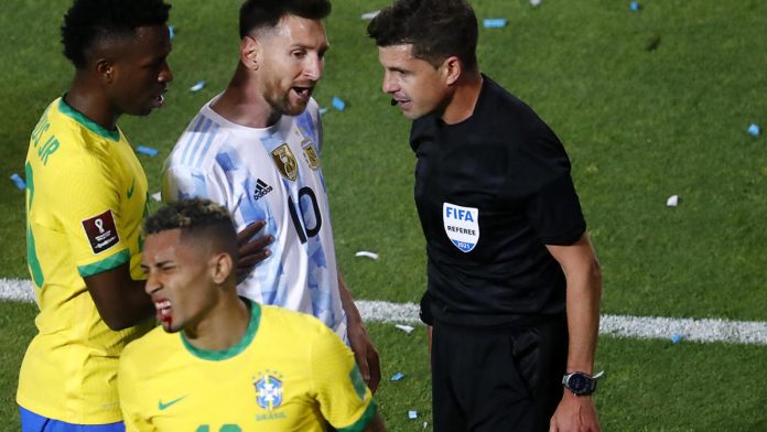 argentina-vs-brazil-score:-otamendi-escapes-red-card-for-elbow-on-raphinha,-vinicius-jr.-shines-in-draw