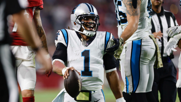 panthers’-matt-rhule-says-cam-newton-‘trending’-toward-starting-vs.-washington-on-sunday