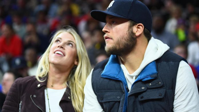 kelly-stafford,-rams-qb-matthew-stafford’s-wife,-apologizes-for-throwing-pretzel-at-49ers-fan